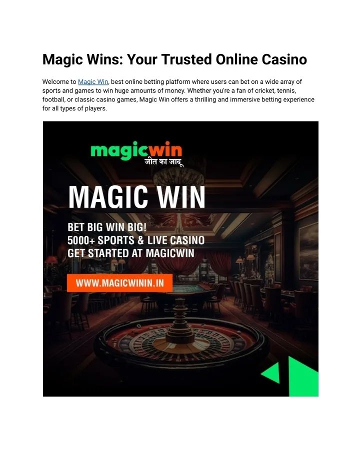 Magic Win Casino UK: A Quick Take in United Kingdom