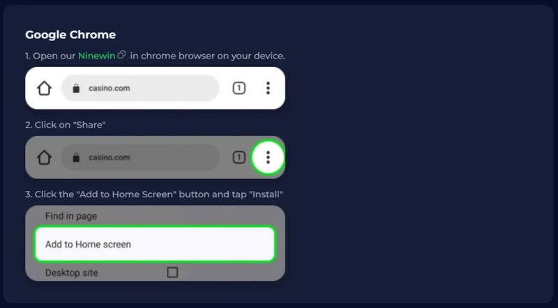 A look at ninewin casino app